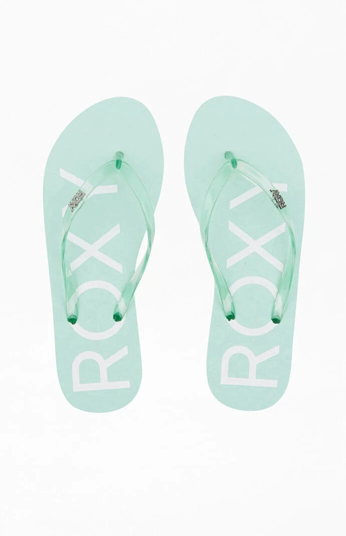 'Roxy' Women's Viva Jelly Sandal - Mint 4 'Roxy' Women's Viva Jelly Sandal - Mint - Image 2