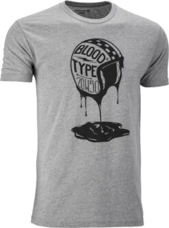 'Highway 21' Men's Blood Type T-Shirt - Grey Heather