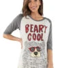 'Lazy One' Women's Beary Cool Tall Tee - White / Grey -Carhartt || Under Armour || The North Face Shop 07ddd110a6c21476332df0c9a29db84e 1024x1024@2x