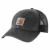 'Carhartt' Men's Adjustable Canvas Mesh-Back Cap - Black -Carhartt || Under Armour || The North Face Shop 100286 001 MS20 1 1024x1024@2x