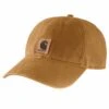 'Carhartt' Men's Adjustable Canvas Cap - Carhartt Brown