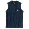 'Carhartt' Men's Relaxed Fit Heavyweight Sleeveless Pocket Tee - Navy -Carhartt || Under Armour || The North Face Shop 100374 412 S19 1024x1024@2x