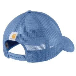 'Carhartt' Men's Canvas Mesh-Back Logo Graphic Cap - Blue Lagoon 5 'Carhartt' Men's Canvas Mesh-Back Logo Graphic Cap - Blue Lagoon -Carhartt || Under Armour || The North Face Shop 101195 429 Back MS22 1024x1024@2x