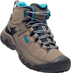 'Keen Outdoor' Women's Targhee EXP WP Mid Hiker - Brindle / Blue Coral -Carhartt || Under Armour || The North Face Shop 1017737 3Q large 1024x1024@2x