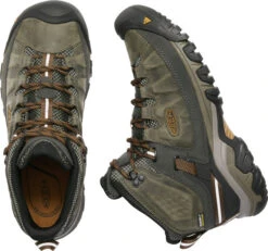 'Keen Outdoor' Men's Targhee III WP Mid Hiker - Black Olive / Golden Brown (Wide) -Carhartt || Under Armour || The North Face Shop 1018596 PLD med 1024x1024@2x