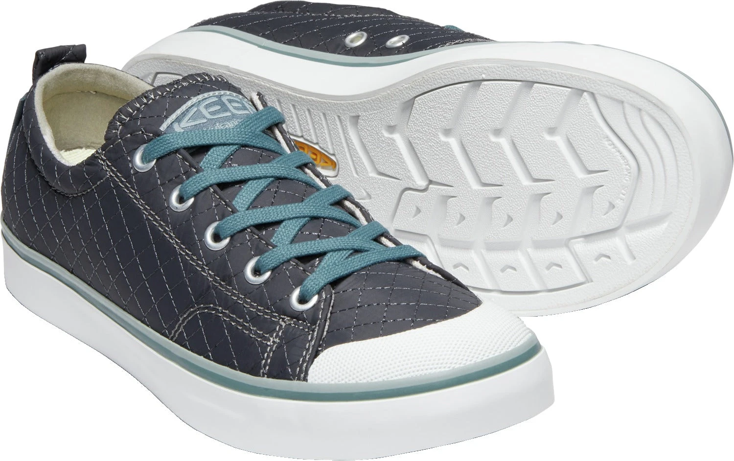 'Keen Outdoor' Women's Elsa II Quilted Sneaker - Stormy Weather Blue / Wrought Iron Grey 8 'Keen Outdoor' Women's Elsa II Quilted Sneaker - Stormy Weather Blue / Wrought Iron Grey - Image 6