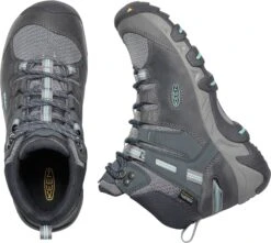 'Keen Outdoor' Women's Steens WP Leather Mid Hiker - Steel Grey / Ocean Wave 12 'Keen Outdoor' Women's Steens WP Leather Mid Hiker - Steel Grey / Ocean Wave -Carhartt || Under Armour || The North Face Shop 1022332 PLD large 1024x1024@2x