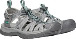 'Keen Outdoor' Women's Whisper Sandal - Medium Grey / Peacock Green -Carhartt || Under Armour || The North Face Shop 1022814 PLA large 1024x1024@2x