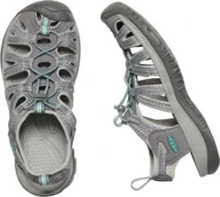 'Keen Outdoor' Women's Whisper Sandal - Medium Grey / Peacock Green -Carhartt || Under Armour || The North Face Shop 1022814 PLD large 1024x1024@2x