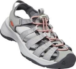 'Keen Outdoor' Women's Astoria West Sandal - Grey / Coral -Carhartt || Under Armour || The North Face Shop 1023589 FLR large 1024x1024@2x