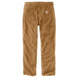 'Carhartt' Men's Rugged Flex® Flex Relaxed Canvas 5-Pocket Pant - Hickory -Carhartt || Under Armour || The North Face Shop 102517 918 Back S19 1024x1024@2x