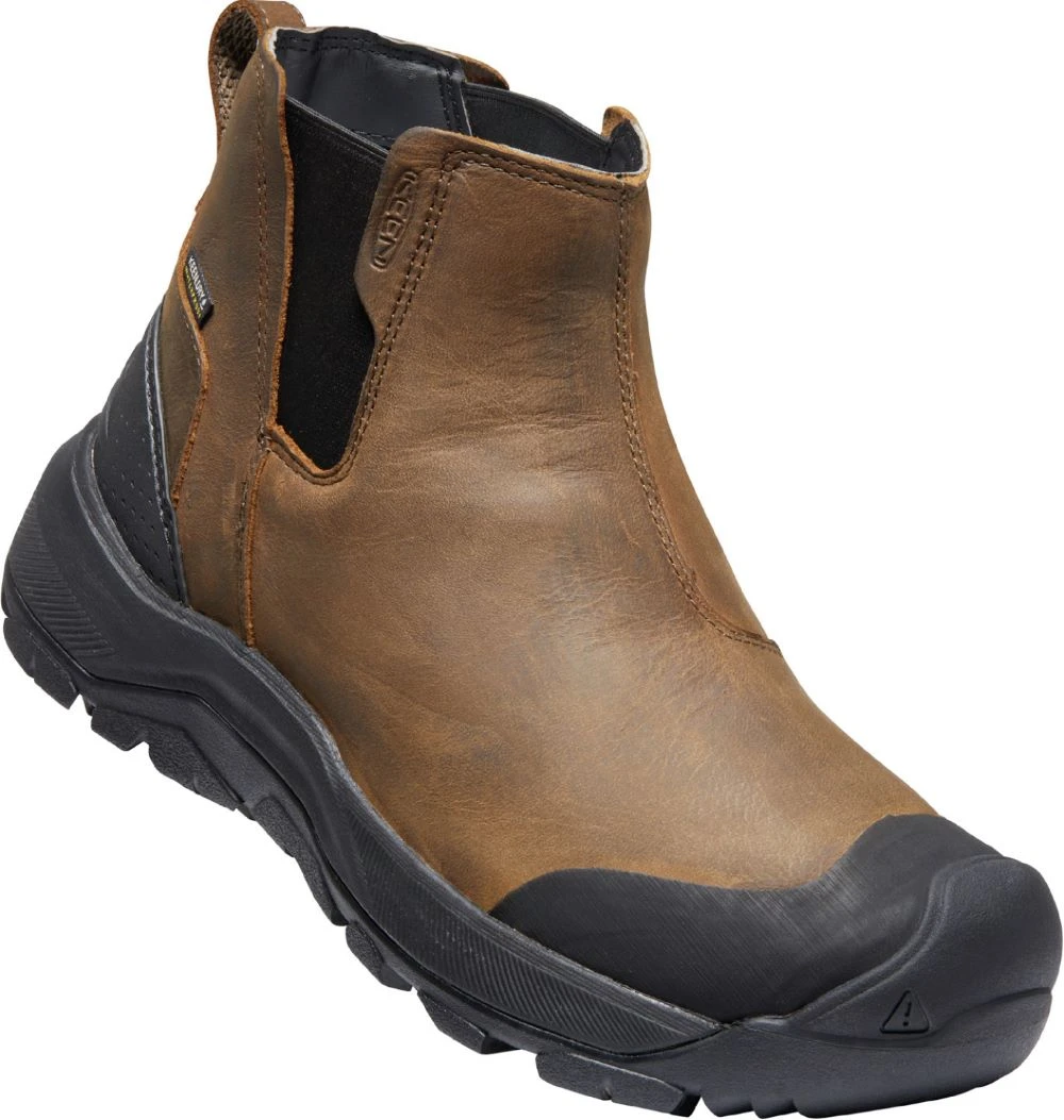 'Keen Outdoor' Men's Revel IV Chelsea Insulated WP Boot - Canteen / Black 8 'Keen Outdoor' Men's Revel IV Chelsea Insulated WP Boot - Canteen / Black - Image 6
