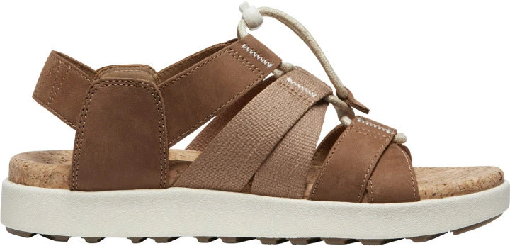 'Keen Outdoor' Women's Elle Mixed Strap Sandal - Toasted Coconut / Birch 3 'Keen Outdoor' Women's Elle Mixed Strap Sandal - Toasted Coconut / Birch