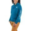 'Carhartt' Women's Clarksburg Logo Sleeve Graphic Hoodie - Marine Blue -Carhartt || Under Armour || The North Face Shop 102791 H71 WS23 b 1024x1024@2x