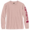 'Carhartt' Women's Workwear Logo Sleeve T-Shirt - Ash Rose -Carhartt || Under Armour || The North Face Shop 103401 P15 WF22 e 1024x1024@2x