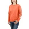 'Carhartt' Women's Workwear Logo Sleeve T-Shirt - Electric Coral -Carhartt || Under Armour || The North Face Shop 103401 Q48 WS23 b 1024x1024@2x