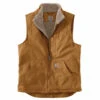 'Carhartt' Men's Duck Sherpa Lined Vest - Carhartt Brown -Carhartt || Under Armour || The North Face Shop 104277 BRN MS20 1024x1024@2x