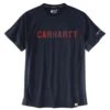 'Carhartt' Men's Force® Relaxed Fit Midweight Block Logo T-Shirt - Navy -Carhartt || Under Armour || The North Face Shop 105203 I26 MS22 1024x1024@2x