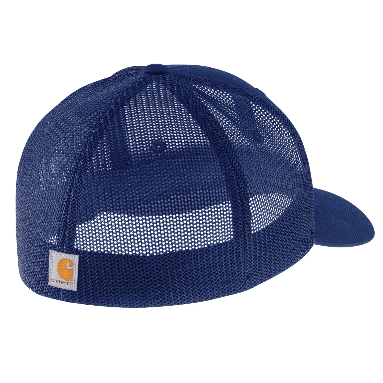 'Carhartt' Men's Rugged Flex Fitted Canvas Mesh-Back Logo Graphic Cap - Scout Blue 4 'Carhartt' Men's Rugged Flex Fitted Canvas Mesh-Back Logo Graphic Cap - Scout Blue - Image 2