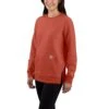 'Carhartt' Women's Force® Lightweight Sweatshirt - Desert Orange Heather -Carhartt || Under Armour || The North Face Shop 105468 Q38 WF22 b 1024x1024@2x