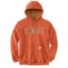 'Carhartt' Men's Midweight Felt Logo Hoodie - Desert Orange Heather 2 'Carhartt' Men's Midweight Felt Logo Hoodie - Desert Orange Heather -Carhartt || Under Armour || The North Face Shop 105494 Q38 MF22 e 1024x1024@2x