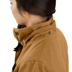'Carhartt' Women's Washed Duck Coat - Carhartt Brown -Carhartt || Under Armour || The North Face Shop 105512 BRN FI01 WF22 b 1024x1024@2x