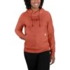 'Carhartt' Women's Force® Lightweight Graphic Hoodie - Desert Orange Heather -Carhartt || Under Armour || The North Face Shop 105573 Q38 WF22 b 1024x1024@2x