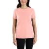 'Carhartt' Women's Lightweight Crewneck T-Shirt - Cherry Blossom -Carhartt || Under Armour || The North Face Shop 105740 P36 WS23 b 1024x1024@2x