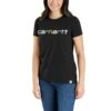 'Carhartt' Women's Lightweight Logo Graphic T-Shirt - Black -Carhartt || Under Armour || The North Face Shop 105764 N04 WS23 b 1024x1024@2x