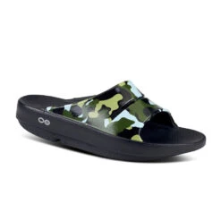 'OOFOS' Women's OOahh Slide Limited Edition - Jungle Camo -Carhartt || Under Armour || The North Face Shop 1103BKJUNGCMO shot2 1024x1024@2x