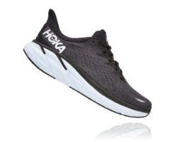 'HOKA' Men's Clifton 8 - Black / White -Carhartt || Under Armour || The North Face Shop 1119393 BWHT 2 1024x1024@2x