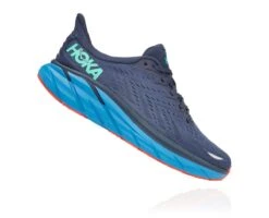 'Hoka' Men's Clifton 8 - Outer Space / Vallarta Blue -Carhartt || Under Armour || The North Face Shop 1119393 OSVB 2 1024x1024@2x