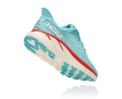 'Hoka' Women's Clifton 8 - Aquarelle / Eggshell Blue -Carhartt || Under Armour || The North Face Shop 1119394 AEBL 3 1024x1024@2x