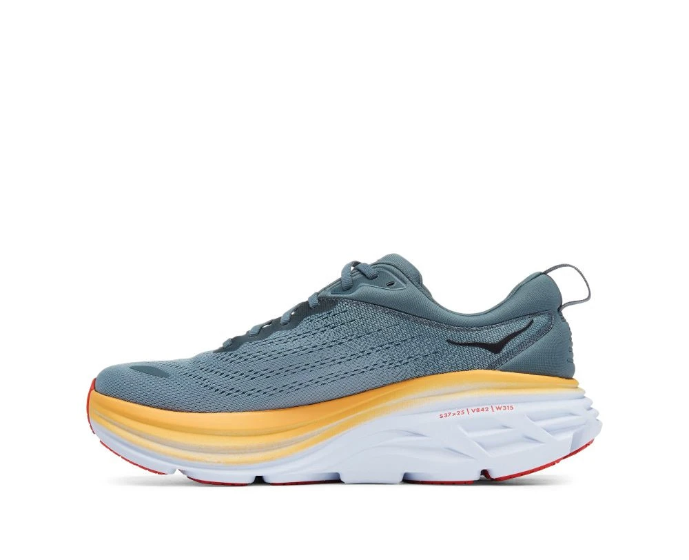 'HOKA' Men's Bondi 8 - Goblin Blue / Mountain Spring (X-Wide) 7 'HOKA' Men's Bondi 8 - Goblin Blue / Mountain Spring (X-Wide) - Image 5