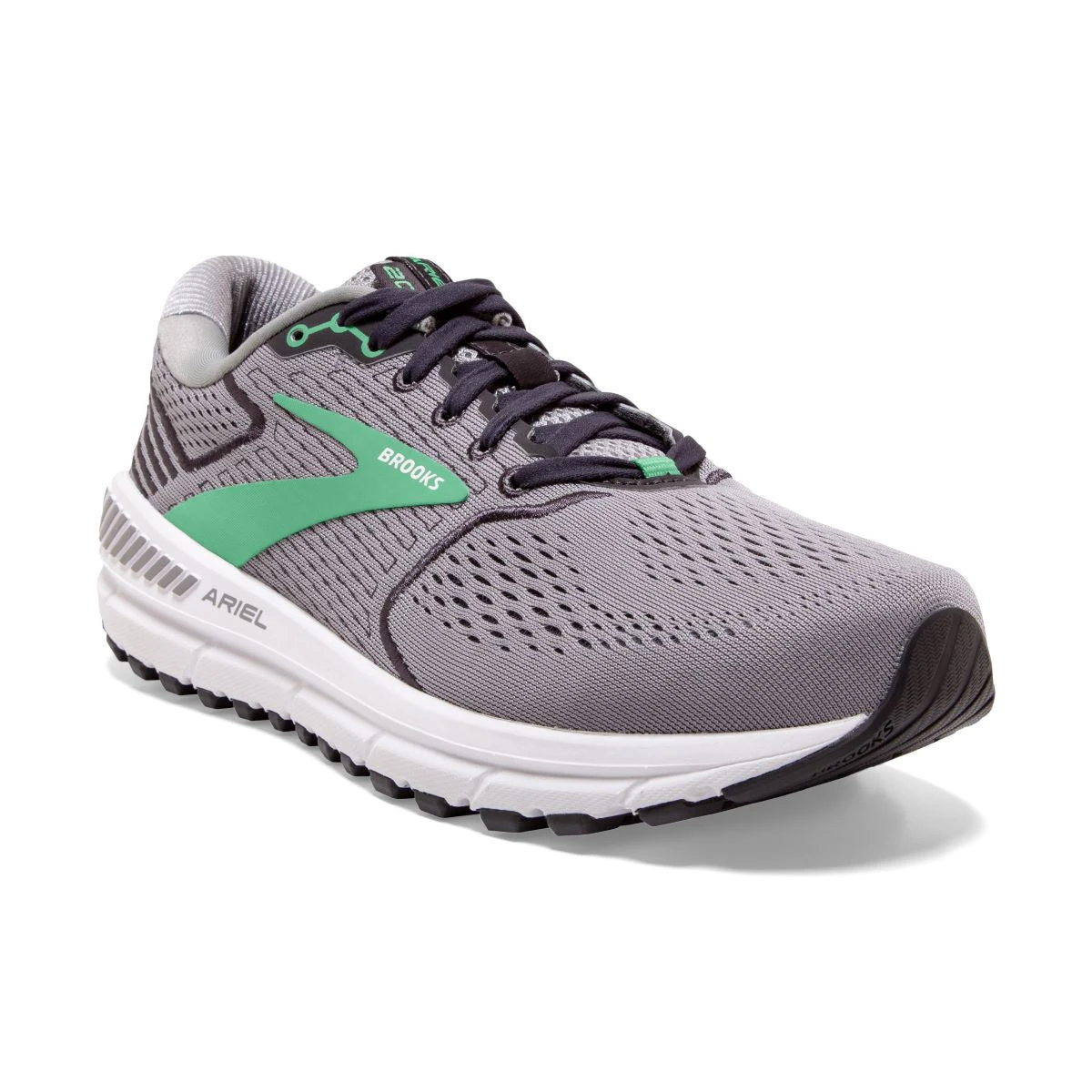 'Brooks' Women's Ariel 20 - Alloy / Blackened Pearl / Green 4 'Brooks' Women's Ariel 20 - Alloy / Blackened Pearl / Green - Image 2