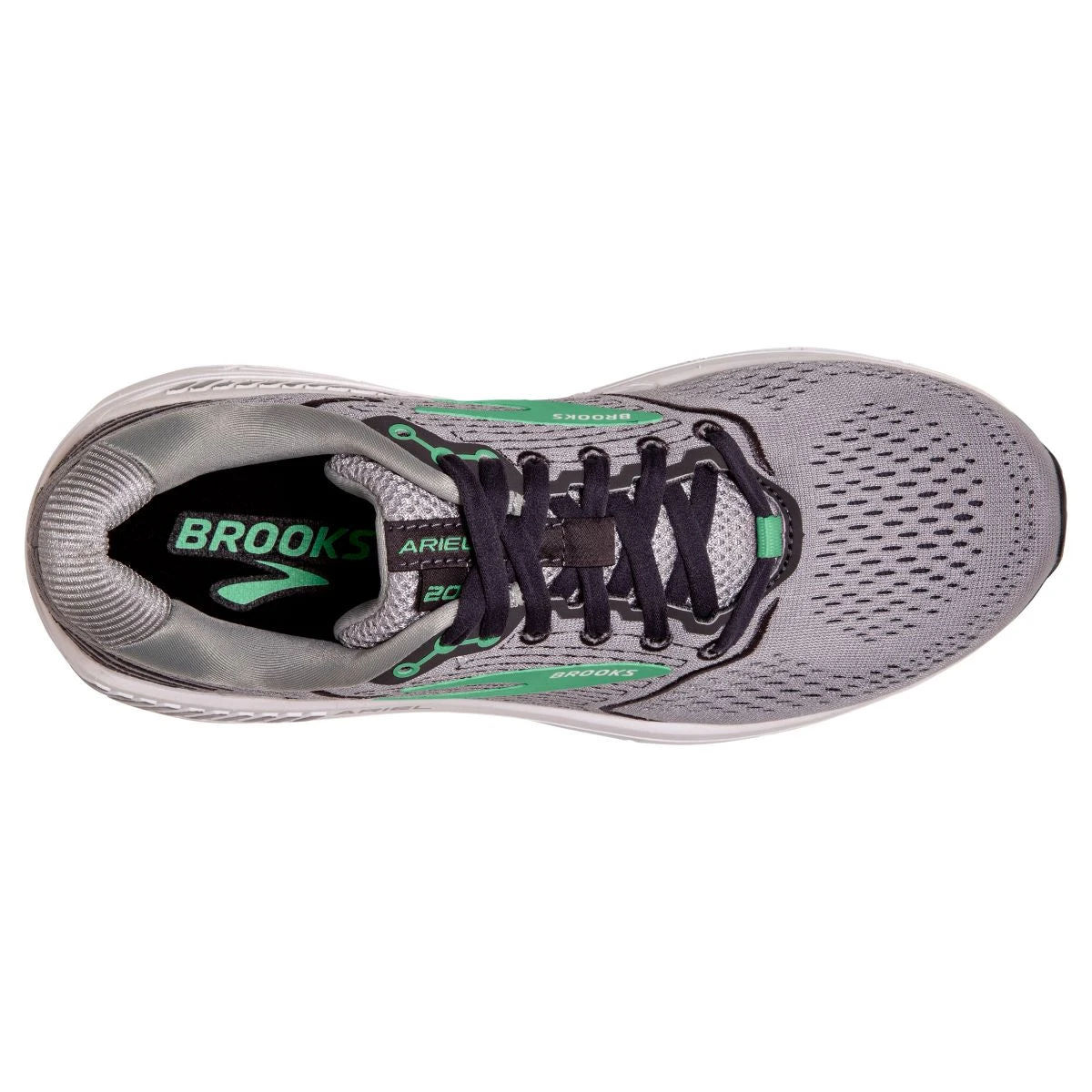 'Brooks' Women's Ariel 20 - Alloy / Blackened Pearl / Green 5 'Brooks' Women's Ariel 20 - Alloy / Blackened Pearl / Green - Image 3