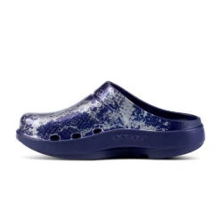 'OOFOS' Women's OOcloog Clog Limited Edition - Navy / Silver Snake -Carhartt || Under Armour || The North Face Shop 1203NVYSILSNK shot4 1024x1024@2x