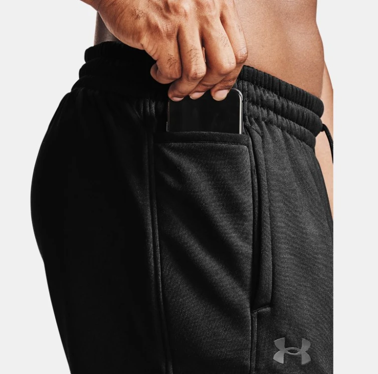 'Under Armour' Men's Armour Fleece Pants - Black 4 'Under Armour' Men's Armour Fleece Pants - Black - Image 2