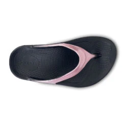 'OOFOS' Women's OOlala Luxe Thong - Black / Rose Sparkle -Carhartt || Under Armour || The North Face Shop 1403BKROSESPK shot6 1024x1024@2x