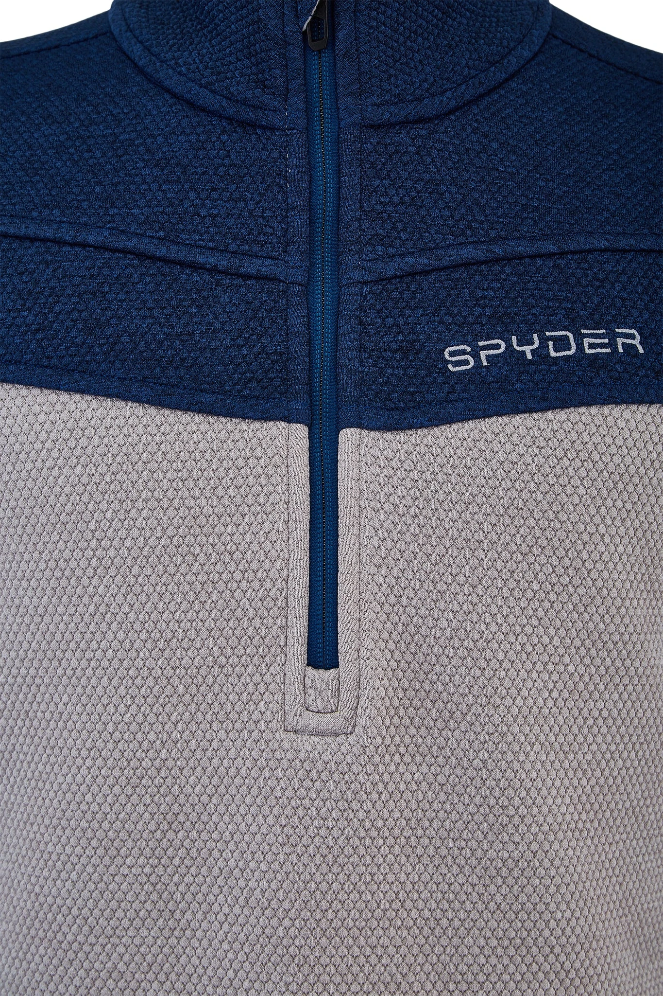 'Spyder' Men's Encore 1/2 Zip Fleece - Alloy Abyss 5 'Spyder' Men's Encore 1/2 Zip Fleece - Alloy Abyss - Image 3