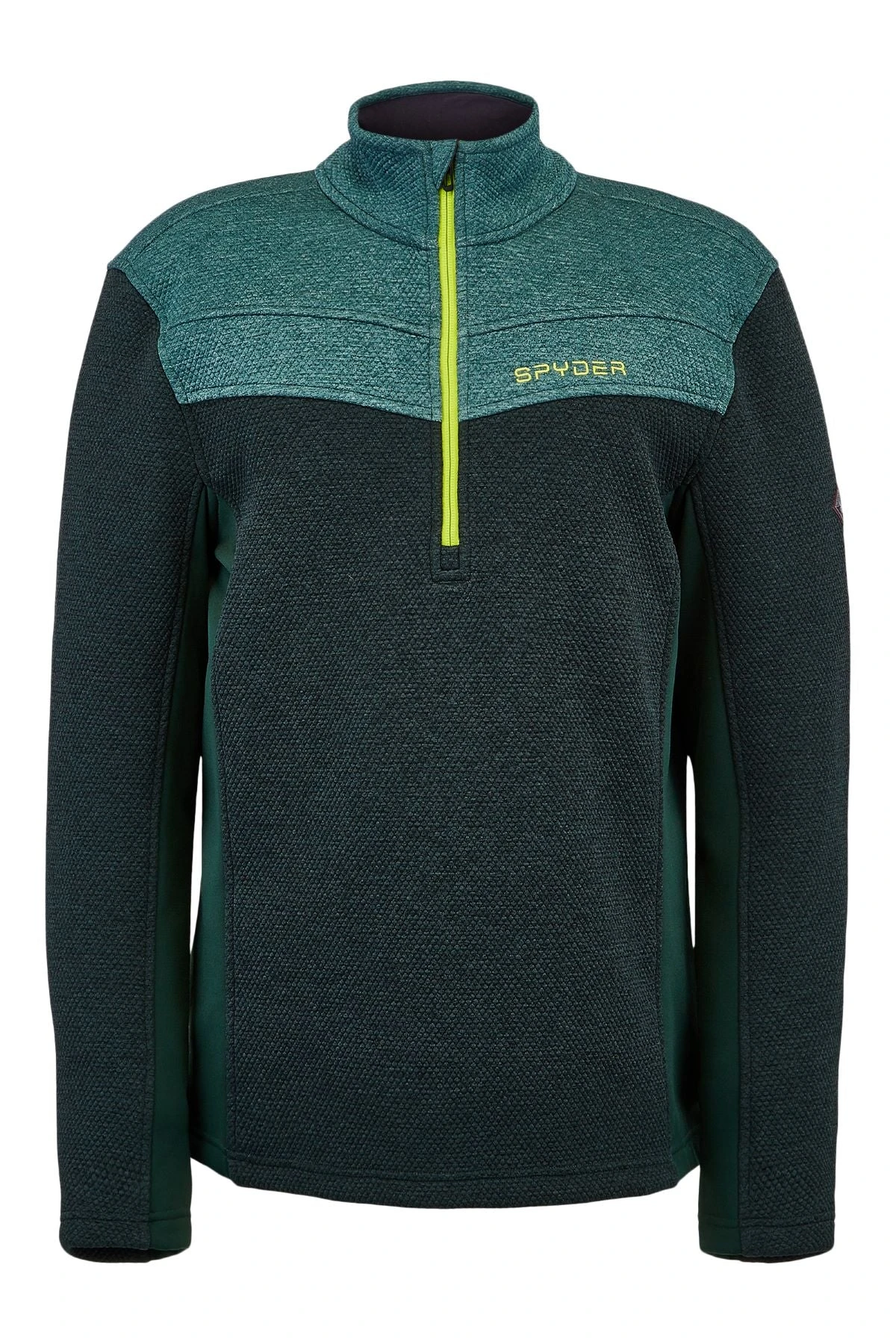 'Spyder' Men's Encore 1/2 Zip Fleece - Forest Ghost 3 'Spyder' Men's Encore 1/2 Zip Fleece - Forest Ghost