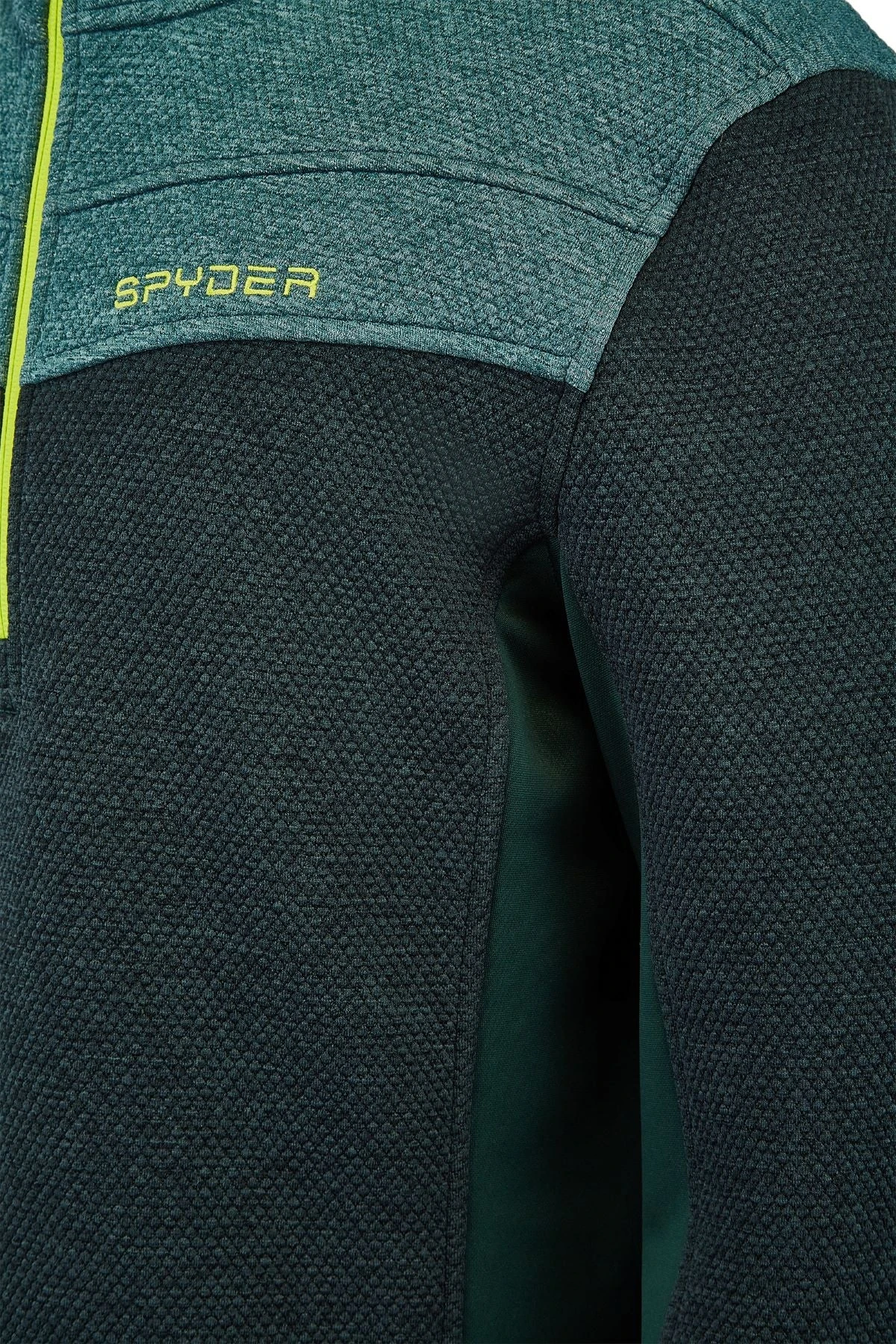 'Spyder' Men's Encore 1/2 Zip Fleece - Forest Ghost 5 'Spyder' Men's Encore 1/2 Zip Fleece - Forest Ghost - Image 3