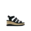 'Sorel' Women's Joanie III Ankle Strap Sandal - Black / Black -Carhartt || Under Armour || The North Face Shop 1986391 010 f presetHigh Res JPEG 300DPI 1024x1024@2x