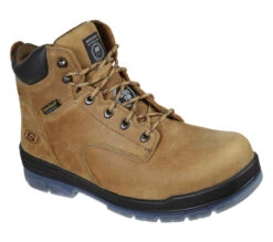 'Skechers' Men's 6" Argum Alkova EH WP Steel Toe - Brown / Tan -Carhartt || Under Armour || The North Face Shop 200041 BRTN 1024x1024@2x