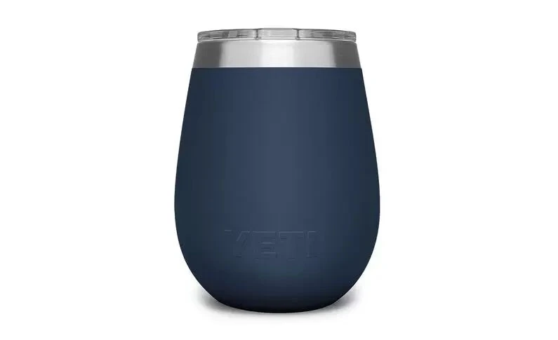 'Yeti' 10 Oz. Rambler Wine Tumbler W/Magslider Lid - Navy 5 'Yeti' 10 Oz. Rambler Wine Tumbler W/Magslider Lid - Navy - Image 3