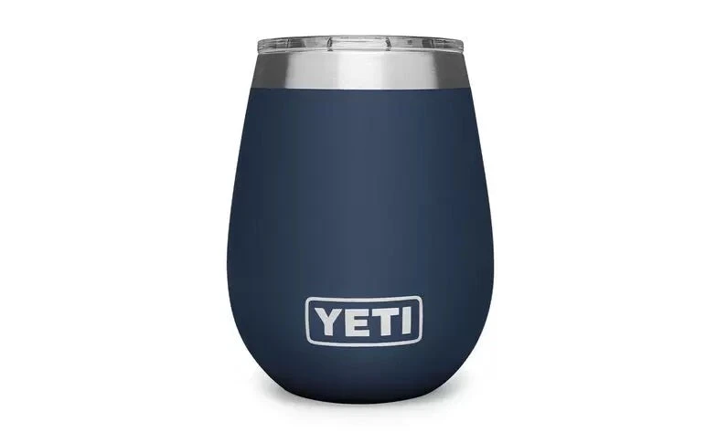 'Yeti' 10 Oz. Rambler Wine Tumbler W/Magslider Lid - Navy 4 'Yeti' 10 Oz. Rambler Wine Tumbler W/Magslider Lid - Navy - Image 2
