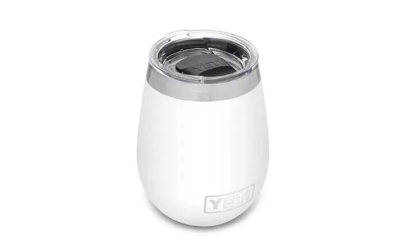 'Yeti' 10 Oz. Rambler Wine Tumbler W/Magslider Lid - White 3 'Yeti' 10 Oz. Rambler Wine Tumbler W/Magslider Lid - White