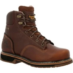 'Georgia Boot' Men's 6" Amp LT Edge EH WP Soft Toe - Brown -Carhartt || Under Armour || The North Face Shop 20201110072501 855e5458 1 1024x1024@2x