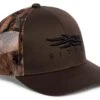 'Sitka' Men's Icon Mid Profile Trucker Cap - Earth / Waterfowl Marsh
