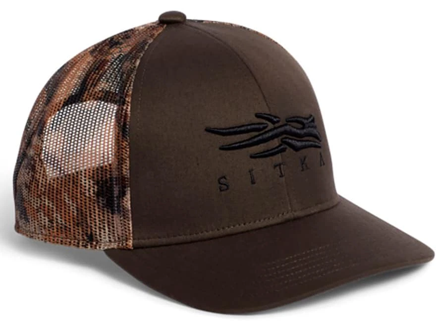 'Sitka' Men's Icon Mid Profile Trucker Cap - Earth / Waterfowl Marsh 3 'Sitka' Men's Icon Mid Profile Trucker Cap - Earth / Waterfowl Marsh